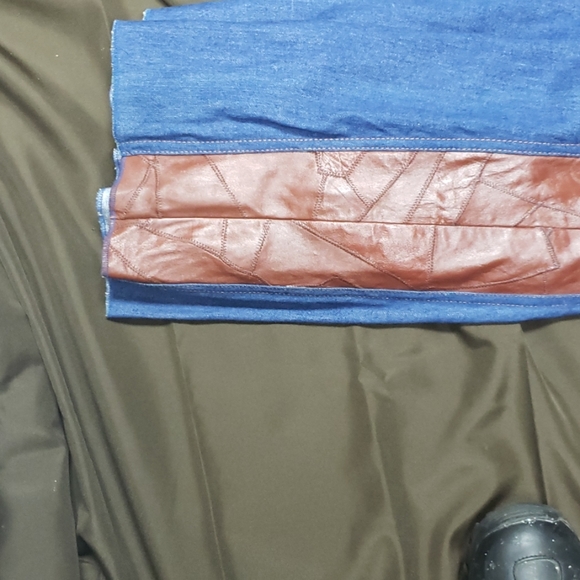 2 piece oui vintage jeans & vest - Picture 4 of 7